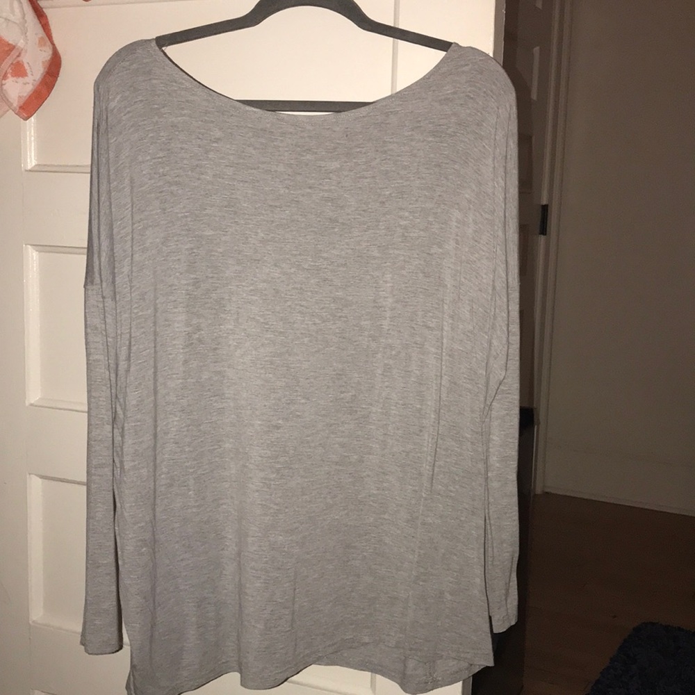 long sleeve piko t-shirt